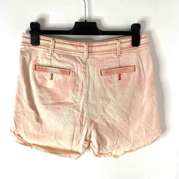 Anthropologie Light Pink High Rise Chino Shorts - Picture 4 of 8